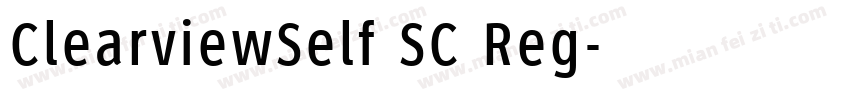 ClearviewSelf SC Reg字体转换